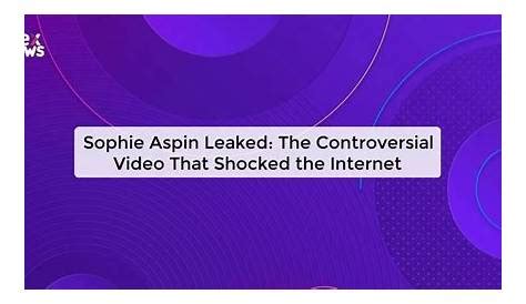 soohie aspin leaks|Sophie Aspin